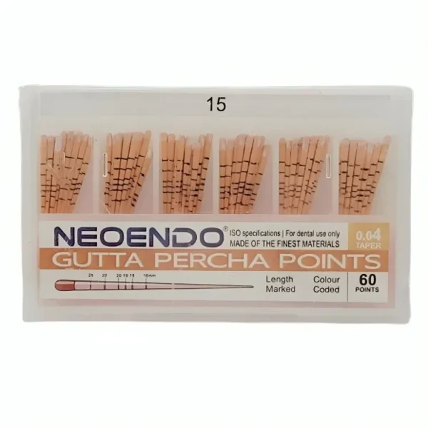 Neoendo Gutta Percha Points 4% (Length Marked)